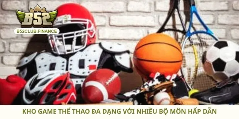 Kho game thể thao đa dạng với nhiều bộ môn hấp dẫn