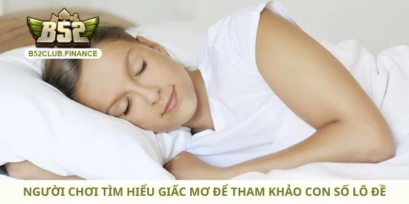 Người chơi tìm hiểu giấc mơ để tham khảo con số lô đề