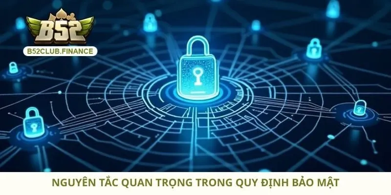 Nguyên tắc quan trọng trong quy định bảo mật