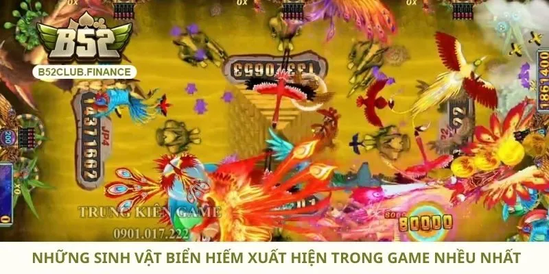 Những sinh vật biển hiếm xuất hiện trong game nhều nhất
